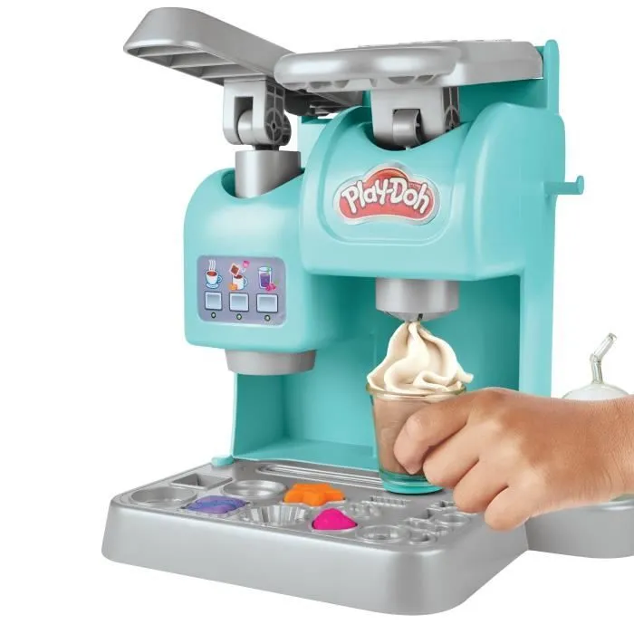 Play-Doh Mon super café, Pâte à modeler, Machine à café jouet pour enfants dès 3 ans, Kitchen Creation-3