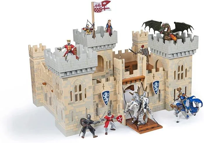 Château en bois PAPO - Château du Maître des Armes - Pour enfant à partir de 3 ans-3