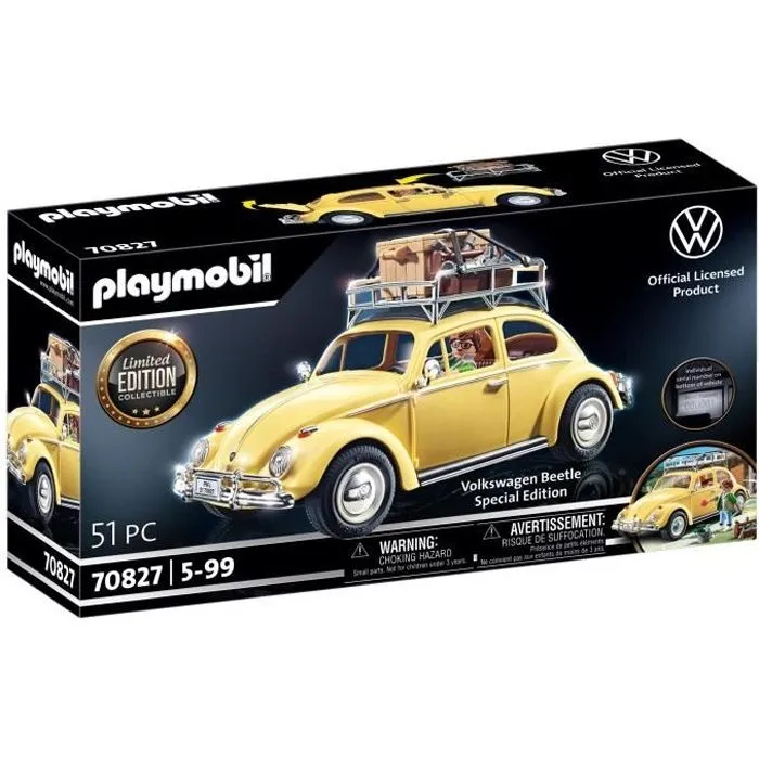 PLAYMOBIL 70827 - Volkswagen Coccinelle - Edition spéciale - Classic Cars-0