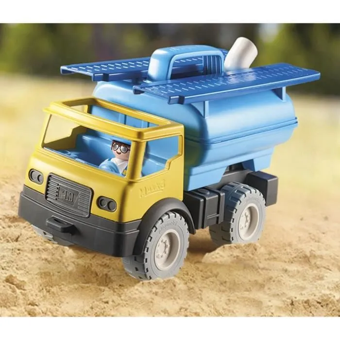 PLAYMOBIL Sand - Camion Citerne 9144 - Jouet pour Enfant de 2 ans et plus-4