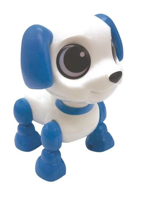 Lexibook - Power Puppy Mini - Chien robot avec effets lumineux et sonores, contrôle par claquement de main-0