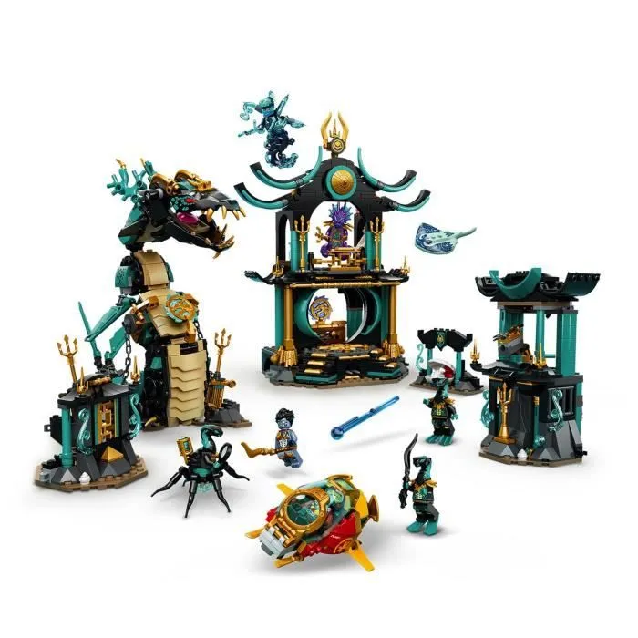 LEGO® 71755 NINJAGO® Le temple de la Mer sans fin avec Ninja Kai – Jouet Enfant 9 ans et plus-1