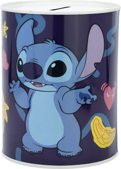 Tirelire en métal - DISNEY - LILO ET STITCH - Multicolore - Cylindrique - Pour enfants-2