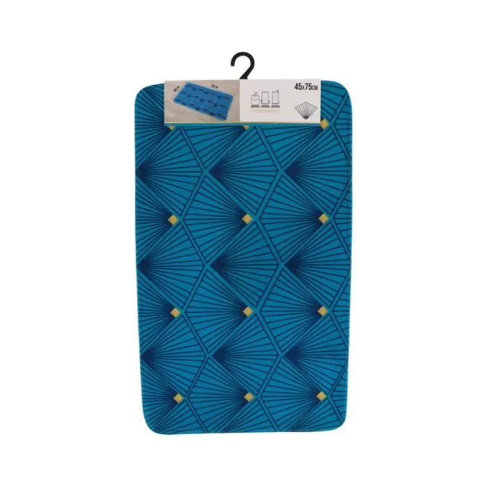 TENDANCE - Tapis de salle de bain en Microfibre 45 x 75 cm déco Bellagio-0