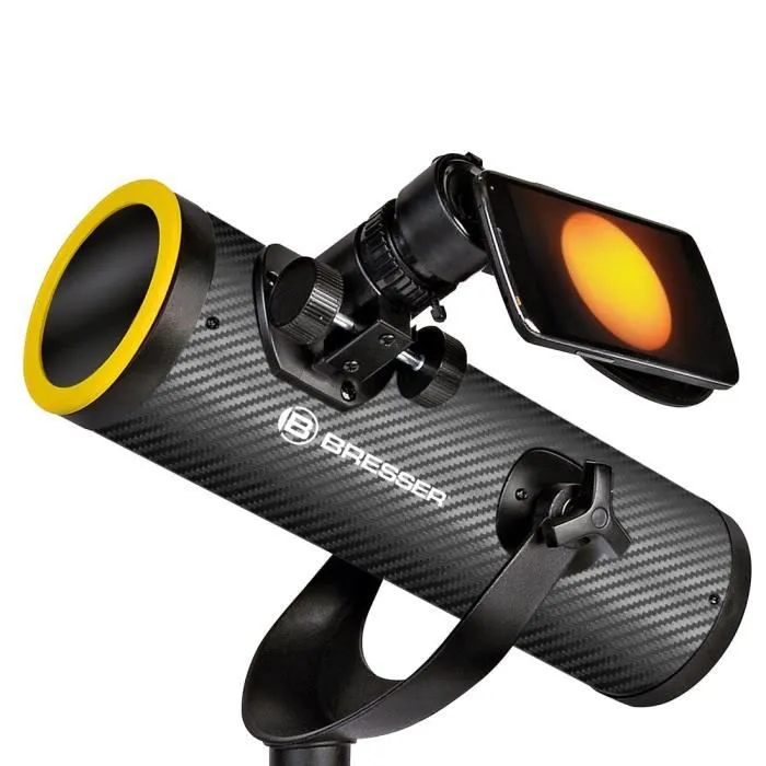 BRESSER Télescope 76/350 avec Filtre Solaire pour l'Observation du soleil-2