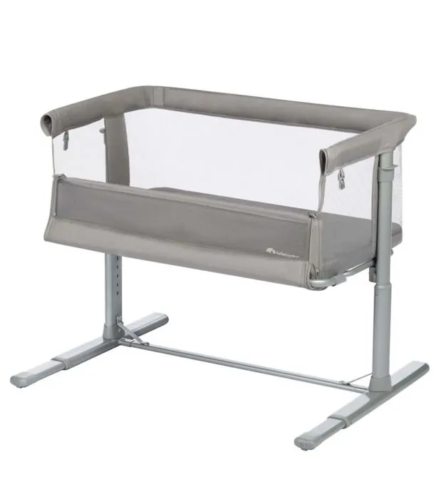 BEBECONFORT ZINA lit cododo, berceau bébé, lit bébé, de la naissance jusqu'à 9 kg, Mineral Gray-4