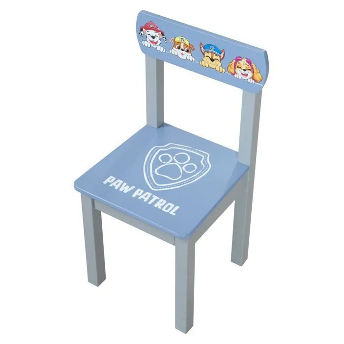 Chaise Enfant ROBA Pat'Patrouille - Motif Chiens Chase Ruben & Marcus - Dès 18 Mois - Bleu - Gris-5