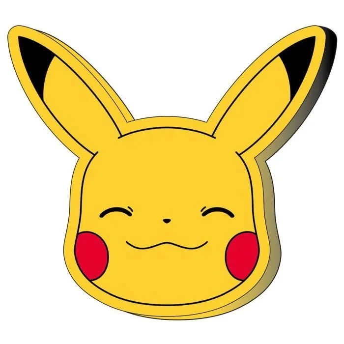 Coussin Pokemon - POKEMON - Pikachu - Jaune - Carré - Enfant-0