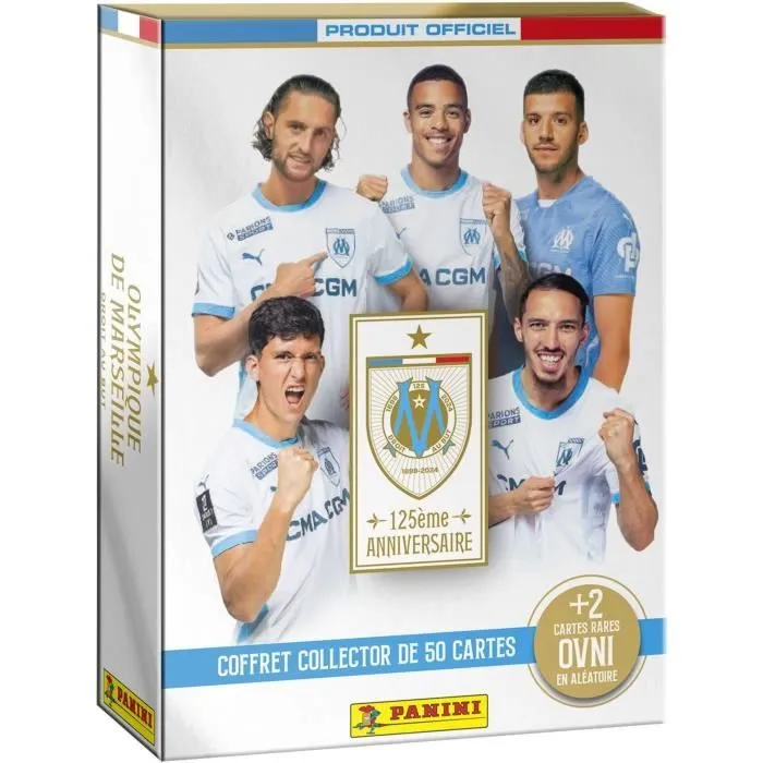 Coffret collector - PANINI - 125 ans OM - 50 cartes-0