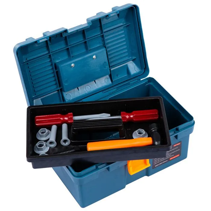 Boîte à outils enfant – Coffret 24 pièces avec tournevis, marteau, clés – jeu éducatif dès 3 ans, portable et sécurisé-2