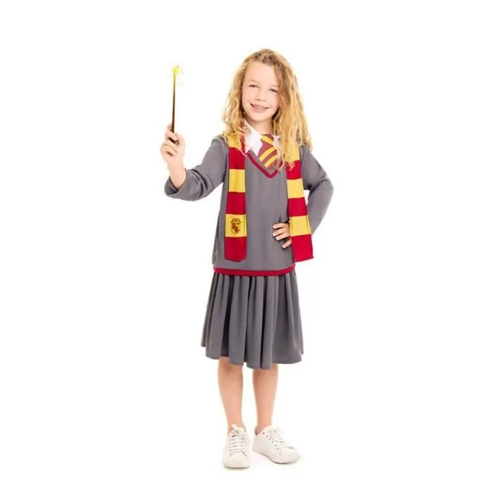 Partilandia Déguisement de magicien scolaire fille (7-9 ans)-0
