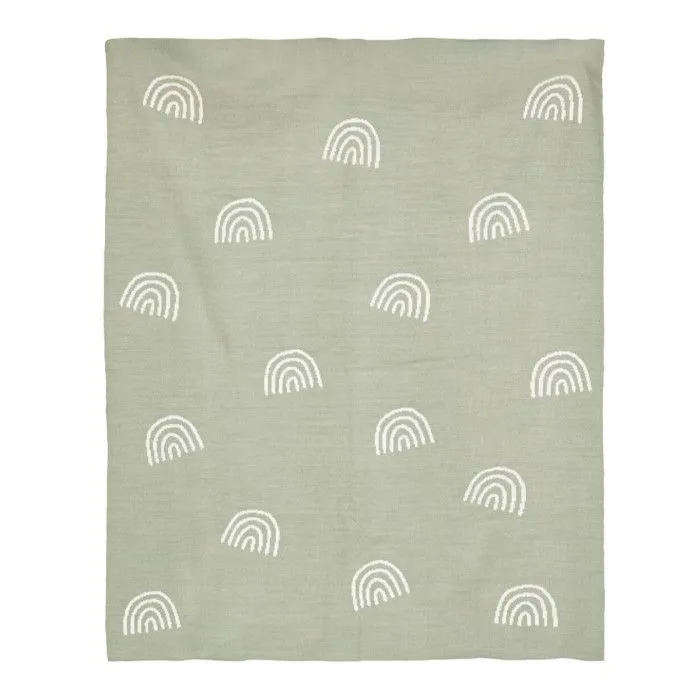 Couverture pour Bébé "Trico" 100X80cm Vert-0