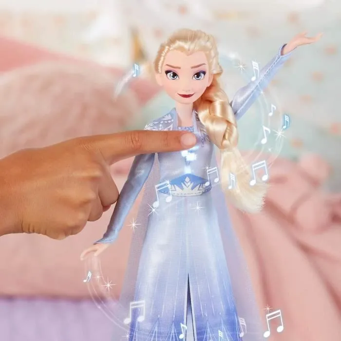 Disney La Reine des Neiges 2 - Poupee Princesse Disney Elsa chantante (français) - 27 cm-3