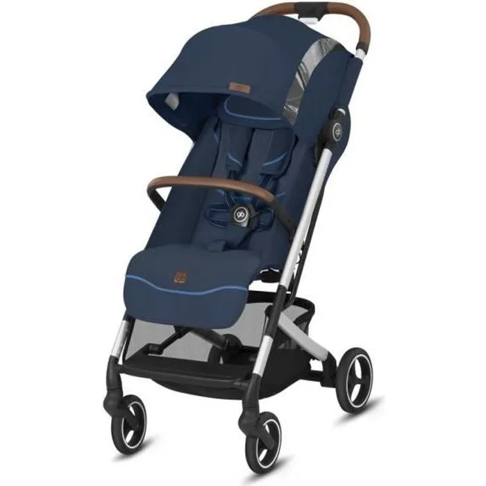 Poussette citadine - GB - Qbit+ All-City - Dossier inclinable - Compacte - Night Blue-0