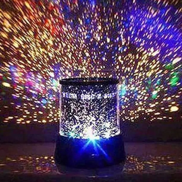 Veilleuse Projecteur Etoiles - TECH DISCOUNT - Lampe LED Multimode - Couleurs Changeantes-0