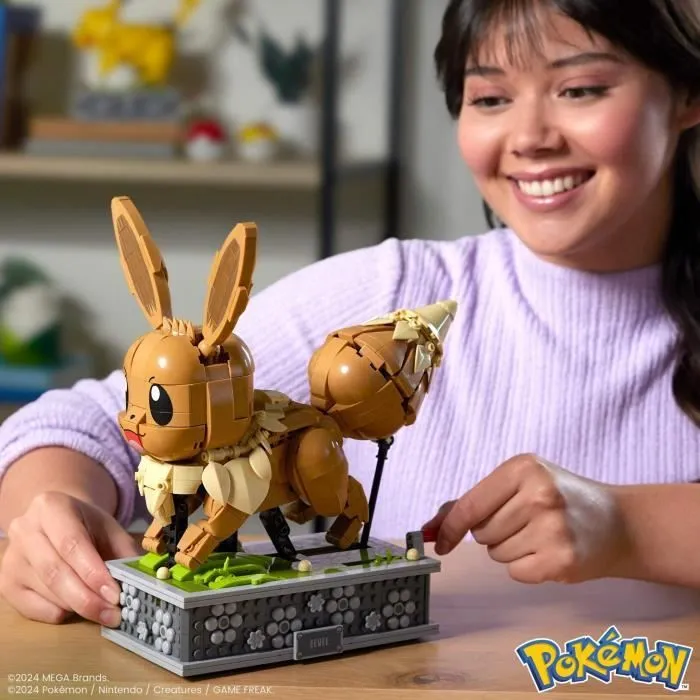 MEGA-Pokémon-Évoli en Mouvement-Coffret de construction 1 381 pièces HTH71-1