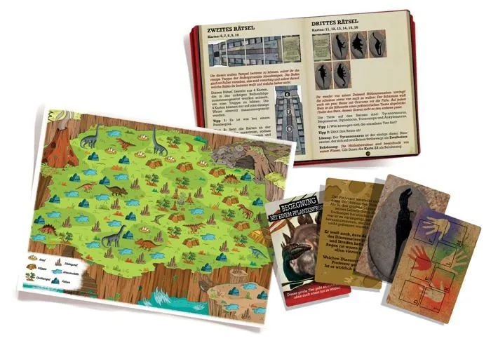 404 editions - OBOD0002 - Escape Box Dinosaure Dinosaurier Jeu, , Multicolore, colore, Centre-1