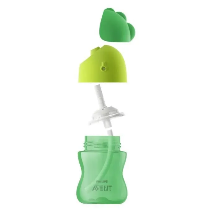 Avent Tasse Paille +12 mois 300ml Verte-2