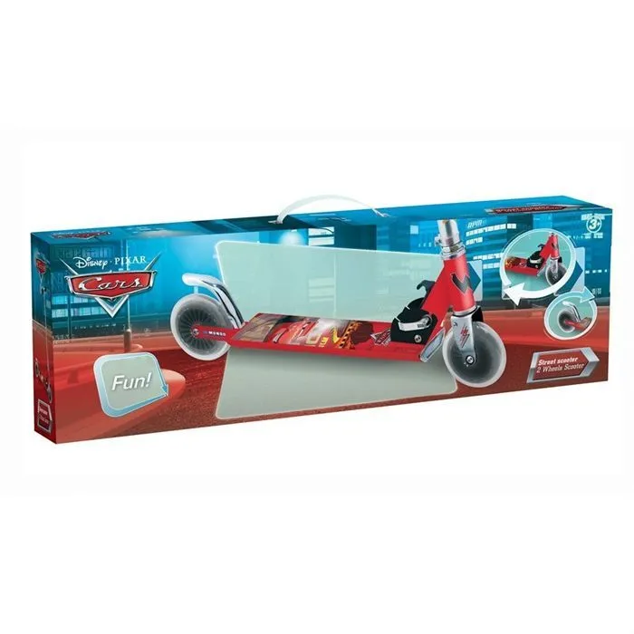 CARS Trottinette Pliable 2 roues Aluminium - Disney-1