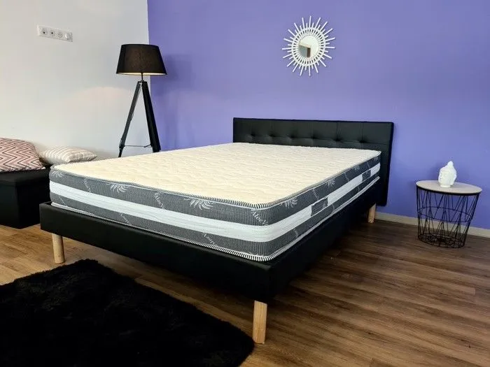 Matelas - 80x200 cm - Ferme - Poli Lattex Haute Densit - Face Hiver Laine-2