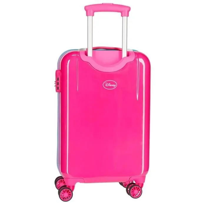 Valise cabine - MINNIE - Super Helpers - 4 roues - Rose - 55x38x20 cm-1