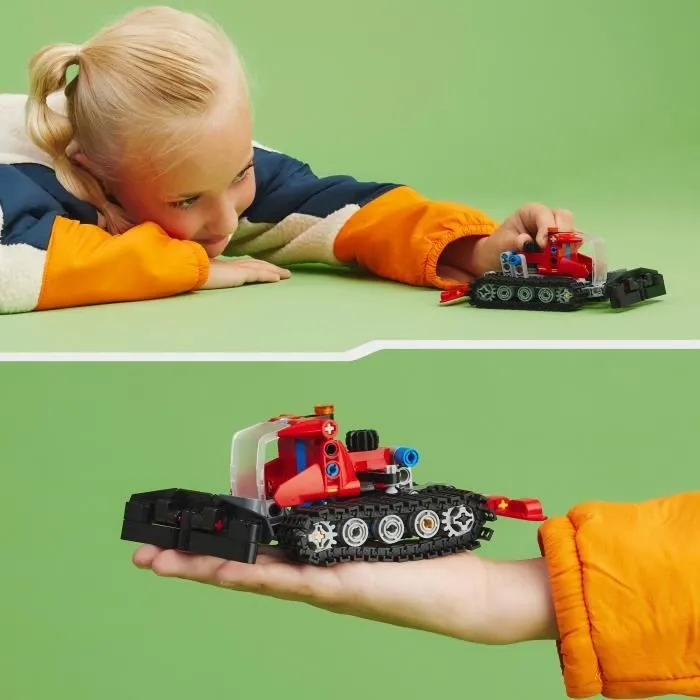 LEGO® Technic 42148 La Dameuse, 2-en-1, Jouet de Construction, avec Motoneige, Maquette Véhicule-5