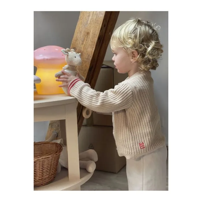 Peluche musicale - Egmont Toys - Leonie girafe - 22 cm - Coton biologique - Mélodie Rock A Bye Baby-1