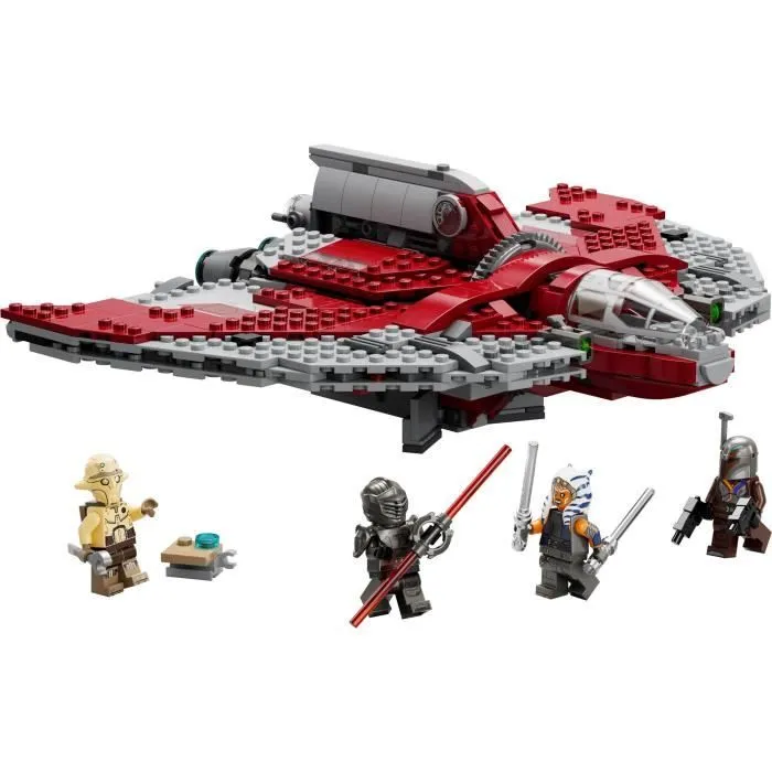 LEGO® Star Wars La Navette T-6 d’Ahsoka Tano 75362 - Vaisseau Lance-Tenons - 4 Personnages-3