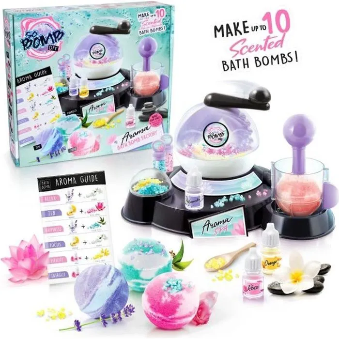 CANAL TOYS - So DIY - La Fabrique à bombes de bain - Aromathérapie - So Bomb - BBD 037-0