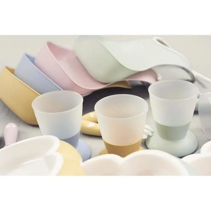 Verre pour Bébé - BABYBJÖRN - Lot de 2 - Rose pastel - Facile à saisir-3