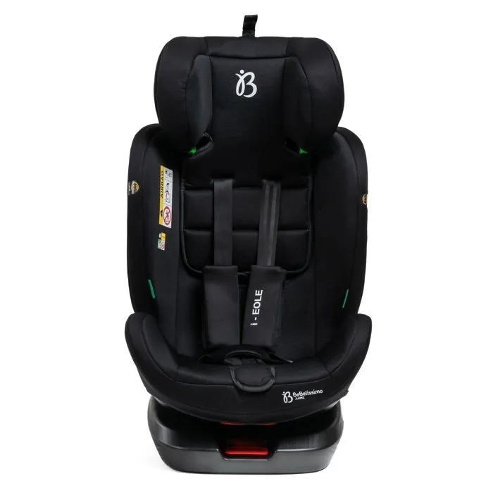 BEBELISSIMO - Siège auto Isofix - pivotant 360 ° - 40-150cm - 0-36kg - i-size EOLE - noir-3