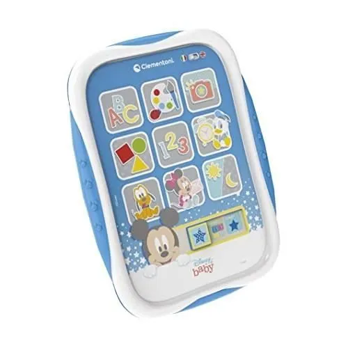 Jeu électronique - CLEMENTONI - Disney Bébé Mickey - Mickey Mouse - Pad électronique parlant - Mixte-0