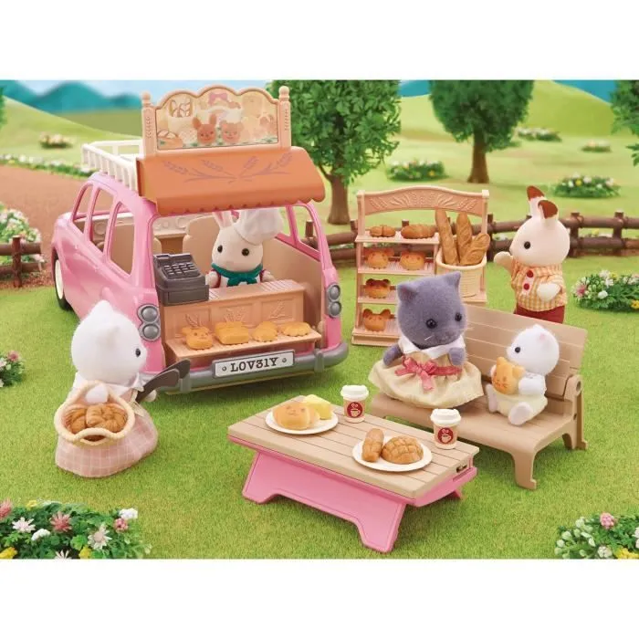 SYLVANIAN FAMILIES - Monospace rose pour pique-nique en famille-3