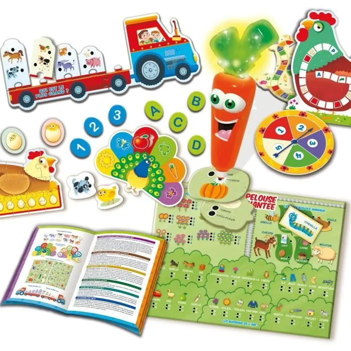Carotina 50 jeux, Coffret de jeux éducatif,LISCIANI GIOCHI, Rouge, Présence parentale, 3 ans et plus-1