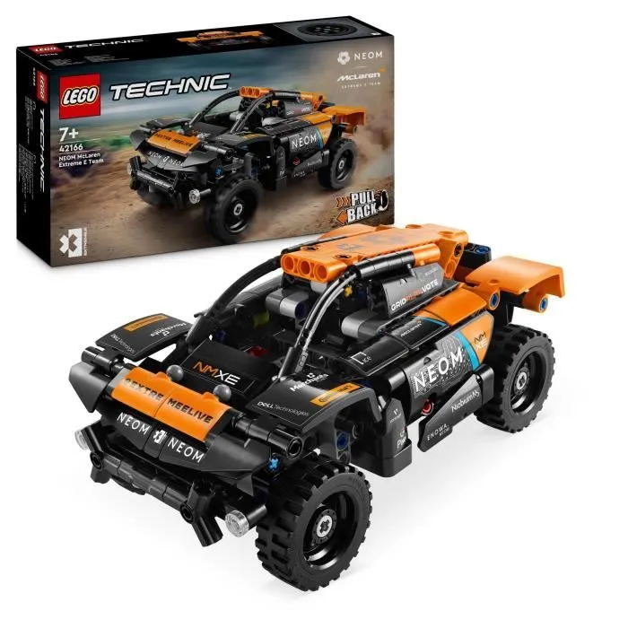 LEGO® 42166 Technic NEOM McLaren Extreme E Race Car, Jouet de Voiture à Rétrofriction pour Enfants, à Construire-0