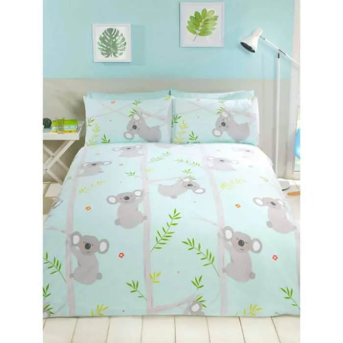 Koala Amusant Ensemble de Couette Simple-0