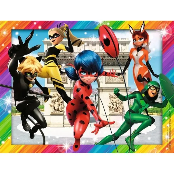 Puzzle MIRACULOUS 30 pièces - Ladybug et ses amis super-héros - Nathan-1