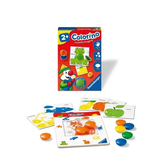 Colorino La petite imagerie - Jeu éducatif - Apprentissage des couleurs - Activités créatives enfant - Ravensburger - Dès 2 ans-1