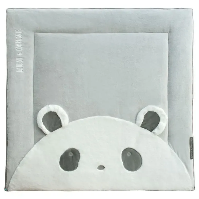 Tapis de jeux - DOUDOU ET COMPAGNIE - Tapidou Panda - Gris - Mixte - 1 m²-1