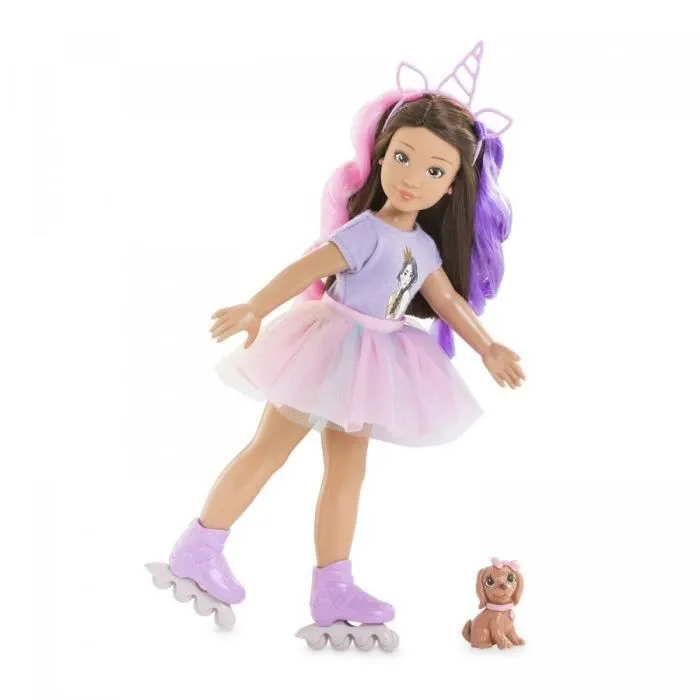 Poupée mannequin Corolle Girls Coffret luna licorne - 28cm - Multicolore - 4 ans - Beige - Enfant-3