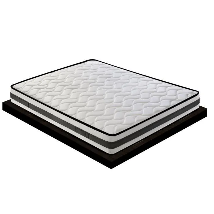 Matelas Mousse 140x190 cm - Haute Densité - - Réversible - Côté Été/hiver - Modèle Fenis-1