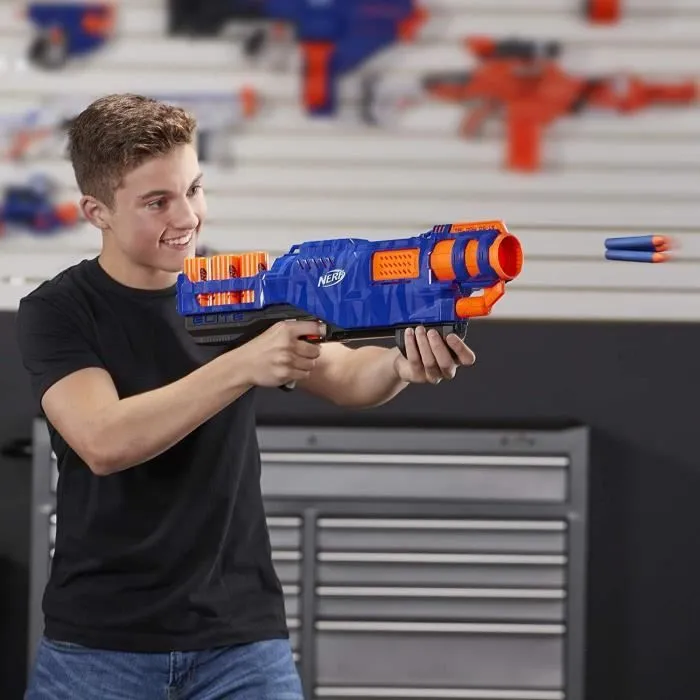 Pistolet à fléchettes NERF - Elite Trilogy DS-15 - 15 Flechettes NERF - Elite Officielles-3