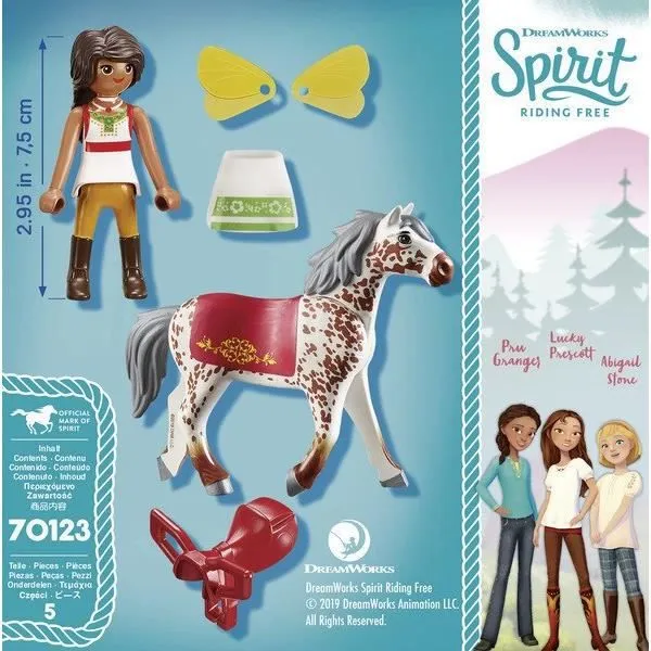 PLAYMOBIL Spirit - Solana Voltigeuse - Figurine et Cheval avec Accessoires - Jouet pour Enfant à partir de 4 ans-3