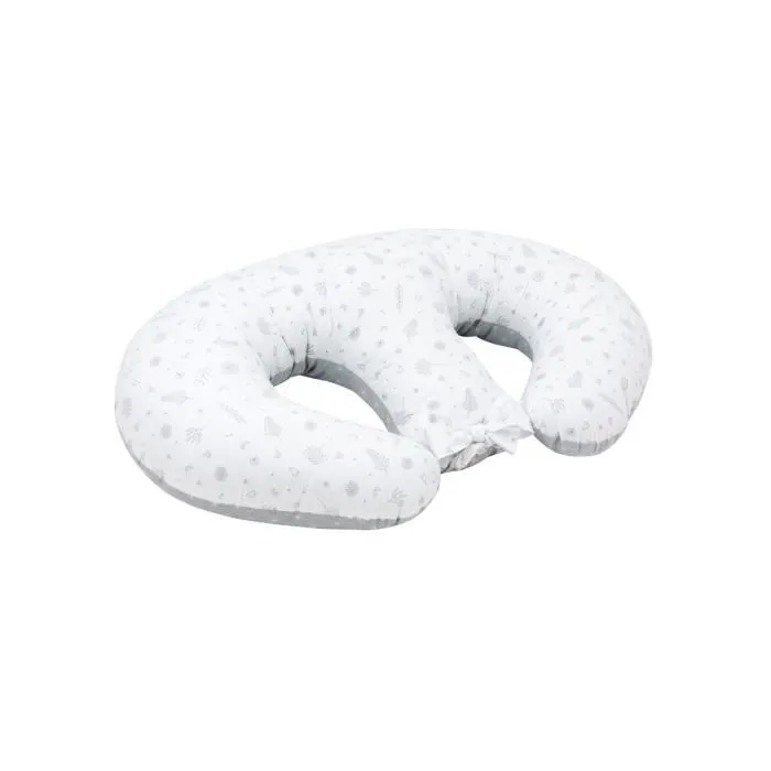 Bellochi Coussin d'allaitement pour jumeaux avec Housse - 100% Coton - Star Copse-0