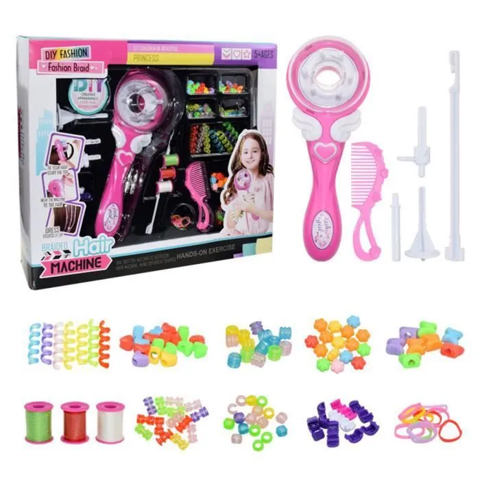 Jouet de tissage de tresse de cheveux, Tresseur de cheveux électrique, outil de coiffure de tressage de bricolage, cadeau de fille-1