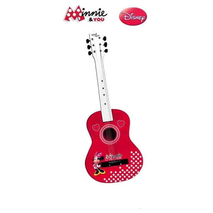 MINNIE Guitare en Bois Color 75 cm-0