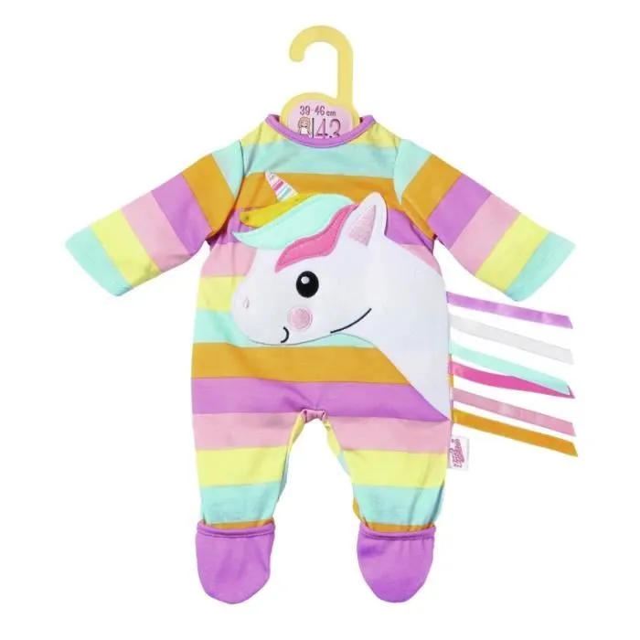 Grenouillère de poupée - ZAPF - DOLLY MODA STRAMPON LICORNE - 43 cm - Multicolore - Jeu imaginatifs-0