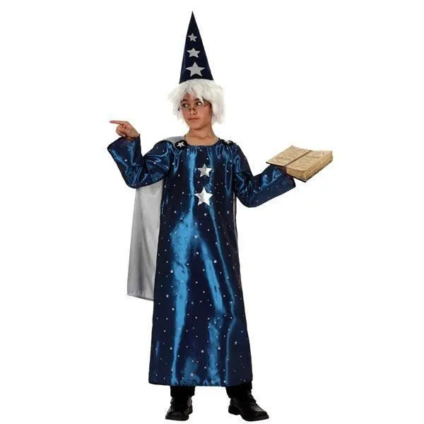 Déguisement - Merlin - Garçon - Noir - Intérieur - Décoration de fête-0