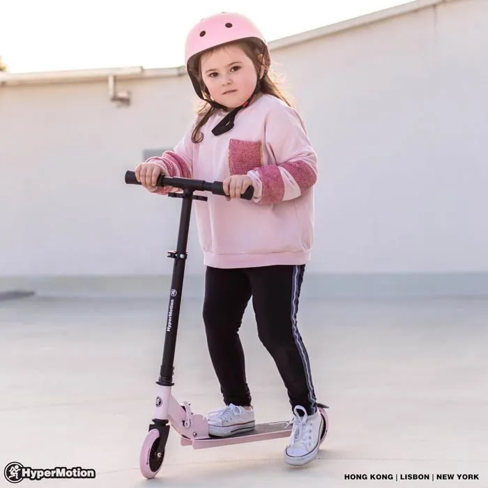 HyperMotion Trottinette pour enfants de 3 à 8 ans, trottinette à deux roues Willy, guidon pliable et réglable en hauteur-4