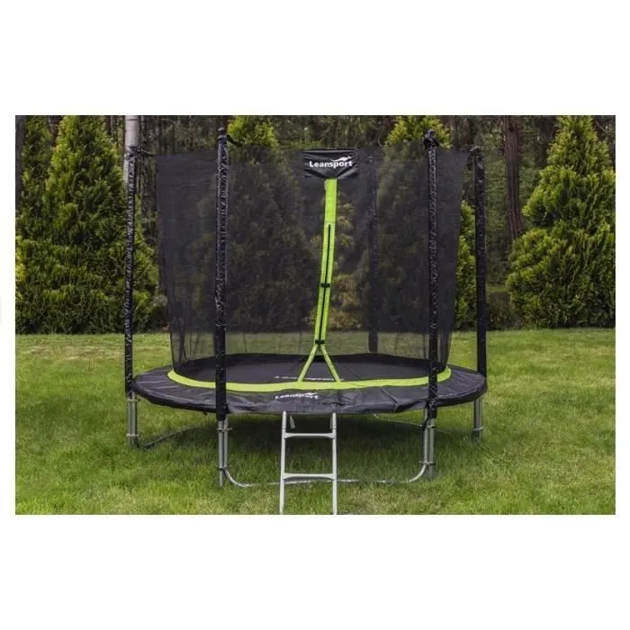 Lit élastique - Trampoline Sport Pro, Diamètre 305cm, Vert-1